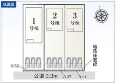 全体区画図はこんな感じになっています。