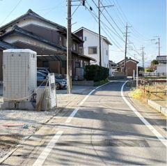 北前面道路から外観を見るとこんな感じ