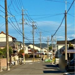 北前面道路から外観を見るとこんな感じ