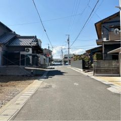 北前面道路から外観を見るとこんな感じ