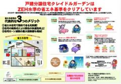 ZEH基準の省エネ性能クリアのお家です。