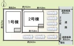 全体区画図はこんな感じになっています。