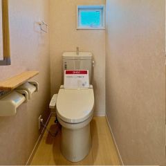 2階のトイレはクリーニング済みです。