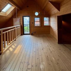 2階フロアは広く部屋干しも付いています。