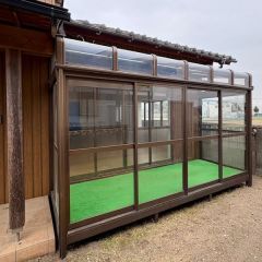 1階に洗濯物干し用サンルームがあり便利♪