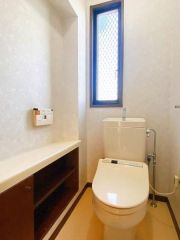 1階のトイレはクリーニング済みです。