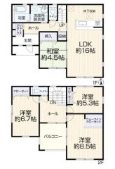 ファミリー層にピッタリな、4LDKです。