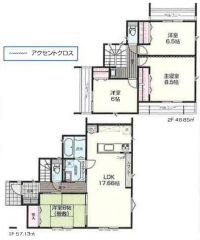 間取り図はこんな感じになっています。