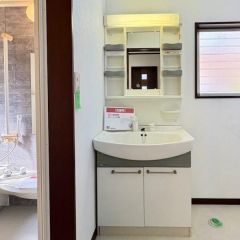洗面台はシャンプードレッサー仕様です。