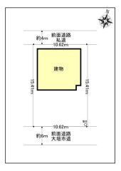 きれいな整形地で、駐車場は3台分あり。