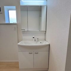 洗面台はシャンプードレッサー仕様です。