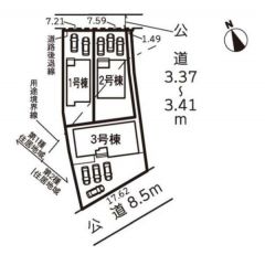 全体区画図はこんな感じになっています。