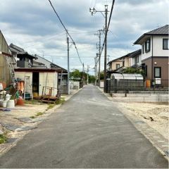 北前面道路から外観を見るとこんな感じ。