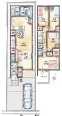 主寝室にWICの付いた4LDKの間取り。