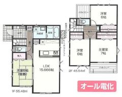 全居室6帖以上のゆとりある4LDKです。