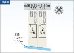 全体区画図はこんな感じになっています。