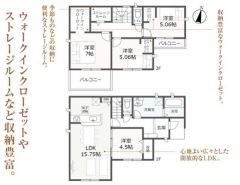 間取図はこんな感じになっています。