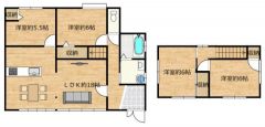 間取図はこんな感じになっています。