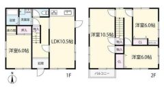 全居室6帖以上のゆとりある4LDKです。
