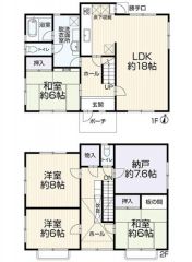ご家族でゆったり過ごせる4SLDKの間取