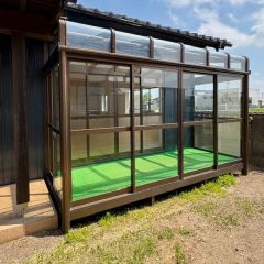 1階に洗濯物干し用サンルームがあり便利♪