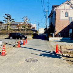 北前面道路から外観を見るとこんな感じ