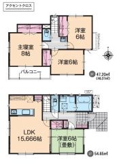 オール電化仕様で、4LDKの間取りです。