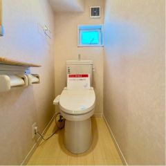 1階のトイレはクリーニング済みです。