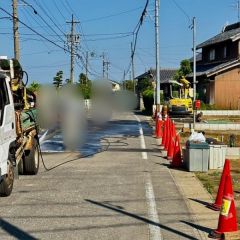 北前面道路から外観を見るとこんな感じ。