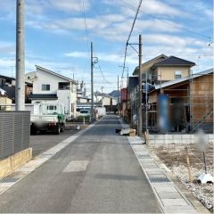 北前面道路から外観を見るとこんな感じ