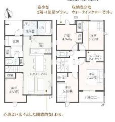 ご家族でゆったり過ごせる5LDKの間取り