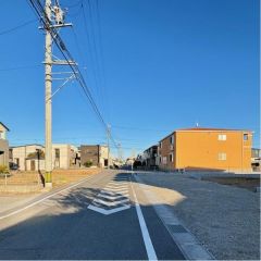 北前面道路から外観を見るとこんな感じ