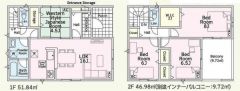 間取図はこんな感じになっています。