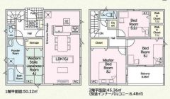 ファミリー層にピッタリな、4LDKです。