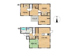 ファミリー層にピッタリな、4LDKです。