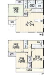 全居室6帖以上のゆとりある4LDKです。