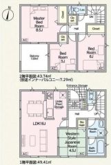 ファミリー層にピッタリな、4LDKです。