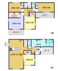 ファミリー層に嬉しい5LDKの間取り♪