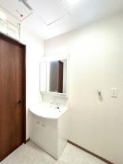 洗面台はシャンプードレッサー仕様です。