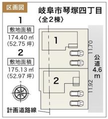 全体区画図はこんな感じになっています。