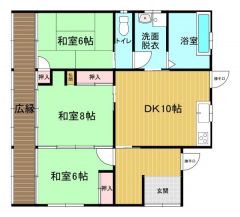 間取り図はこんな感じになっています