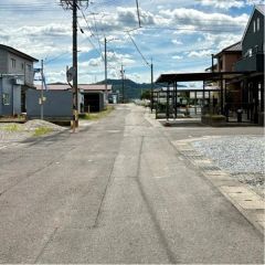 北前面道路から外観を見るとこんな感じ。