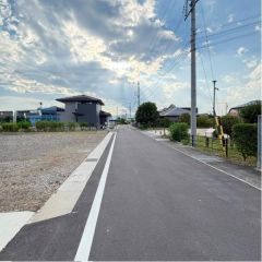 北前面道路から外観を見るとこんな感じ。