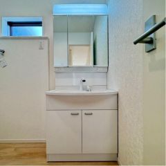 洗面台はシャンプードレッサー仕様です。