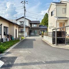北前面道路から外観を見るとこんな感じ。
