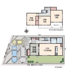 和室付ファミリー層にピッタリの4LDK.