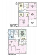 間取り図はこんな感じになっています。