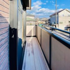 バルコニーは使い易いサイズになっています