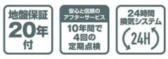 ご購入後の安心保障が付いています。