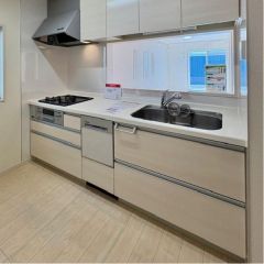 食洗器も付いたシステムキッチンです。